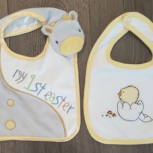 Baby chick bib & 1st Easter bib